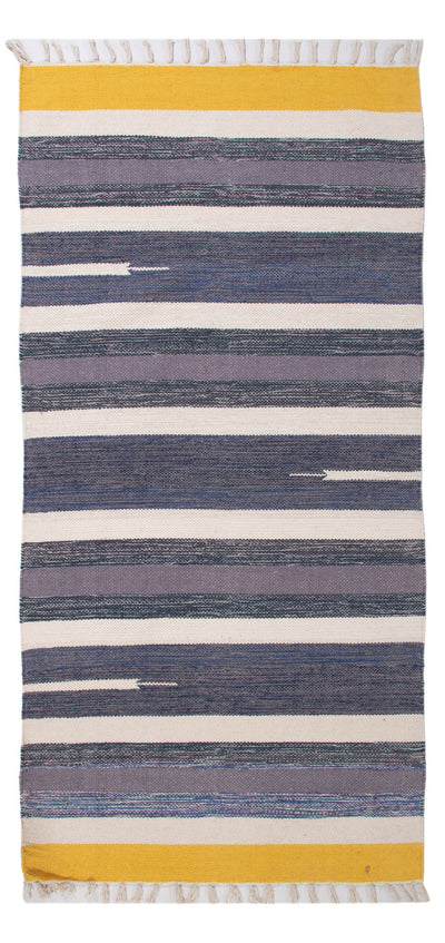 Kelim Modern Teppich 70x150cm - mehrfarbig