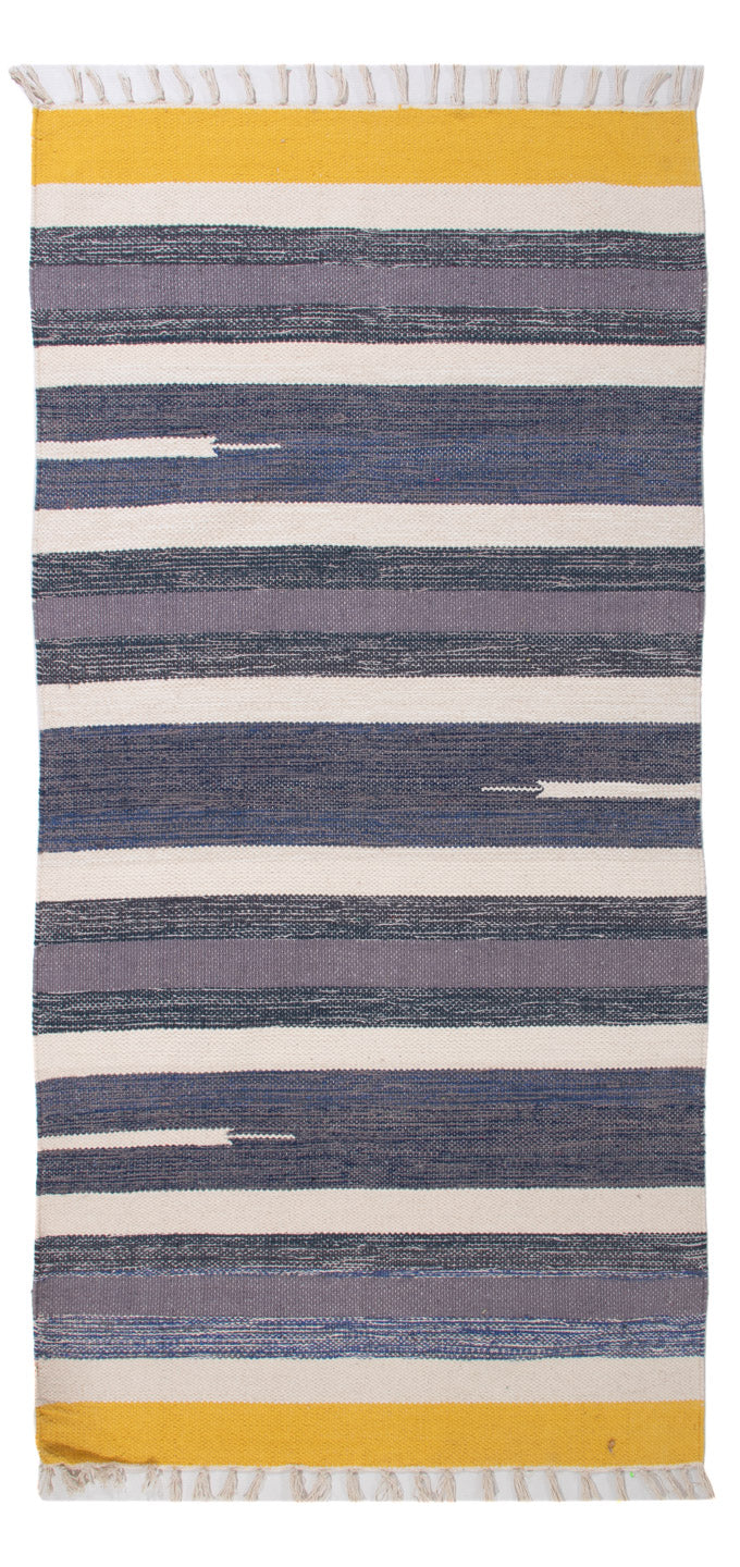 Kelim Modern Teppich 70x150cm - mehrfarbig
