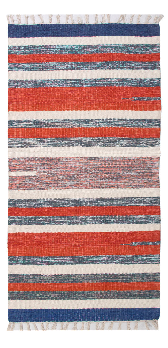 Kelim Modern Teppich 70x150cm - mehrfarbig