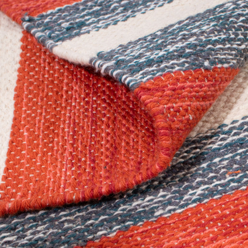 Kelim Modern Teppich 70x150cm - mehrfarbig