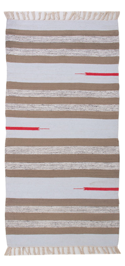 Kelim Modern Teppich 70x150cm - mehrfarbig