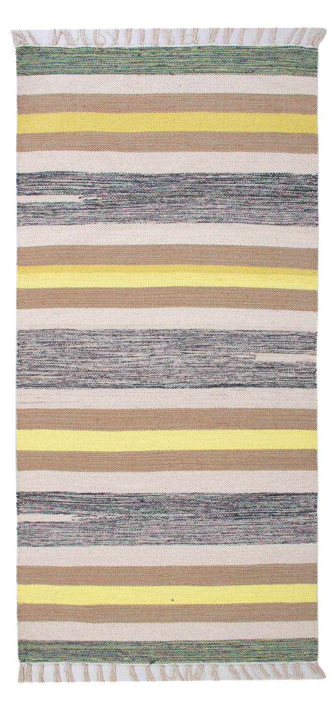 Kelim Modern Teppich 70x150cm - mehrfarbig