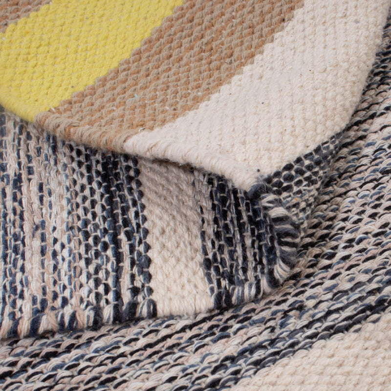 Kelim Modern Teppich 70x150cm - mehrfarbig
