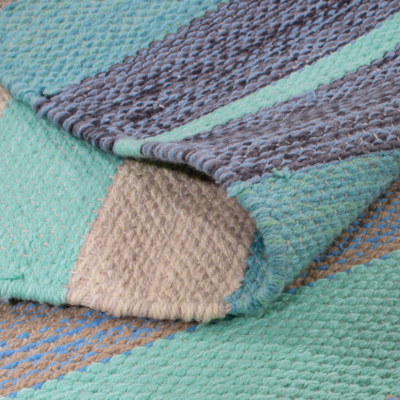 Kelim Modern Teppich 70x150cm - mehrfarbig