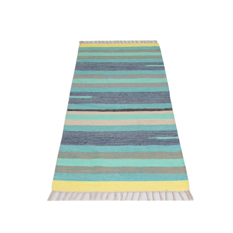 Kelim Modern Teppich 70x150cm - mehrfarbig
