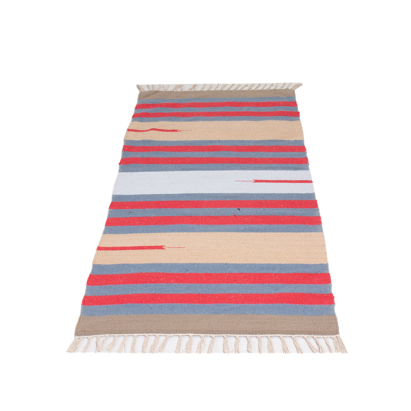 Kelim Modern Teppich 70x150cm - mehrfarbig