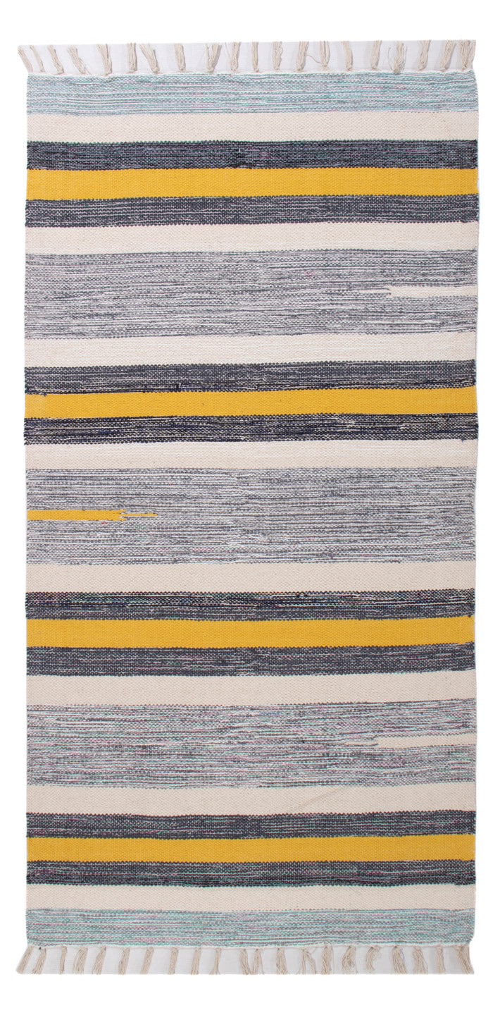 Kelim Modern Teppich 70x150cm - mehrfarbig