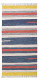 Kelim Modern Teppich 70x150cm - mehrfarbig