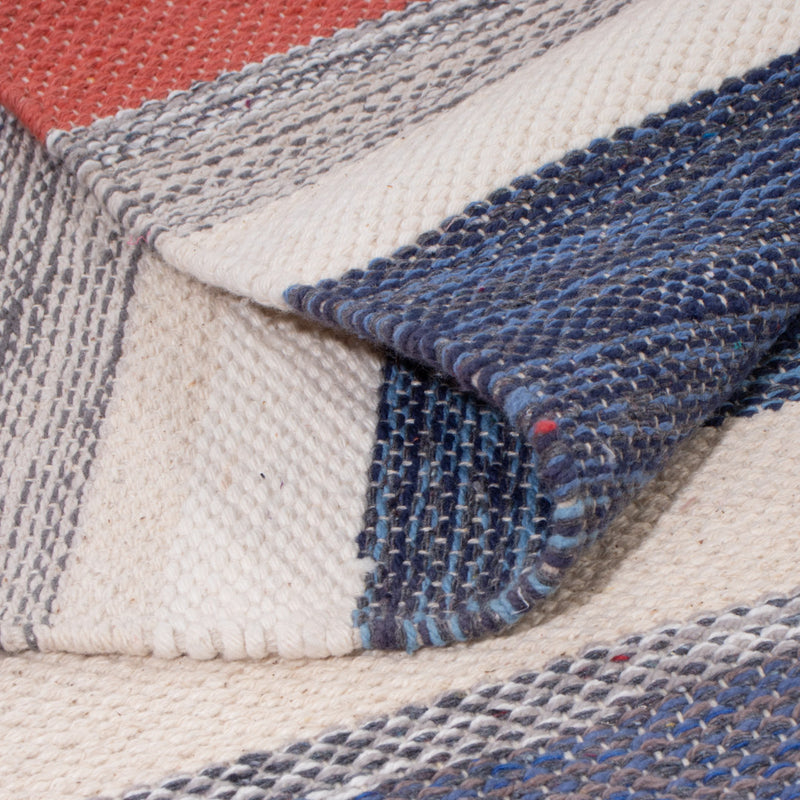 Kelim Modern Teppich 70x150cm - mehrfarbig