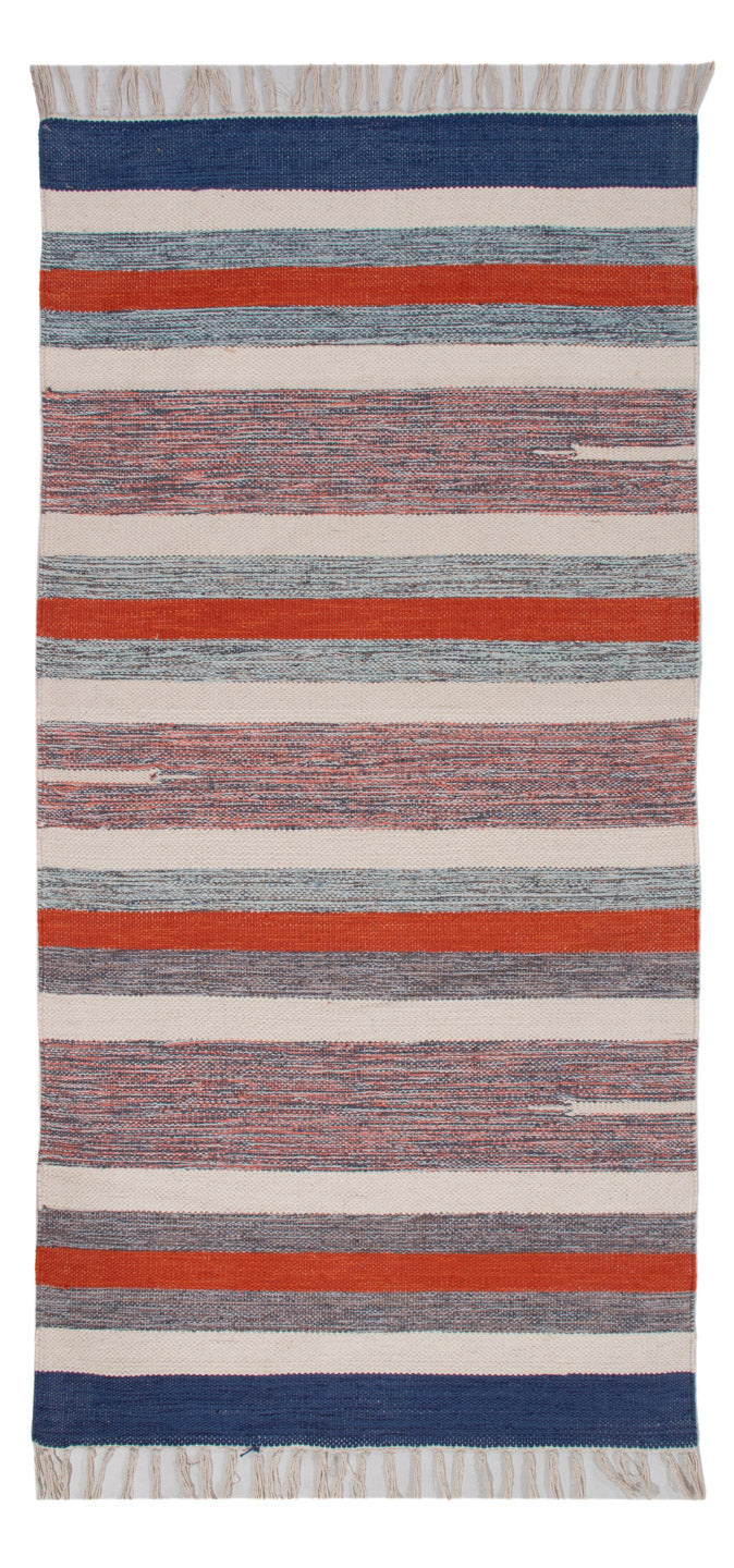 Kelim Modern Teppich 70x150cm - mehrfarbig