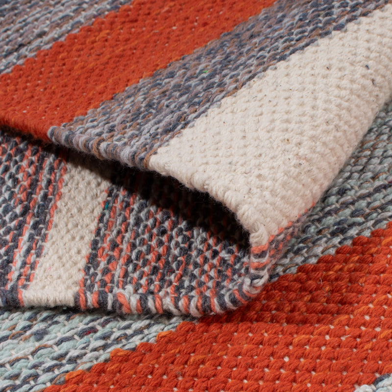Kelim Modern Teppich 70x150cm - mehrfarbig