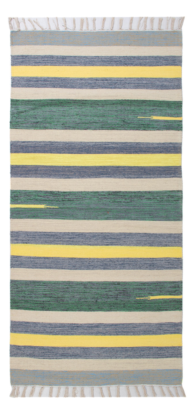 Kelim Modern Teppich 70x150cm - mehrfarbig