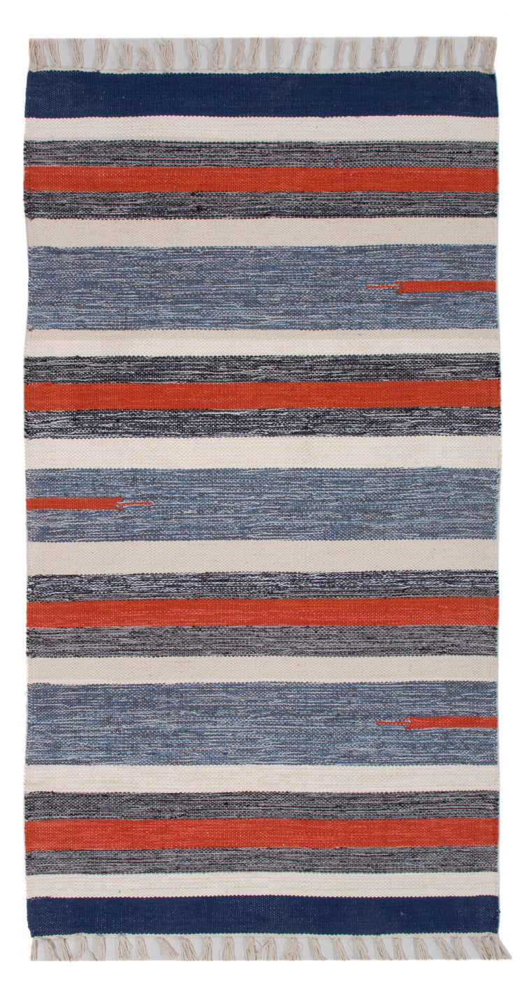 Kelim Modern Teppich 70x150cm - mehrfarbig