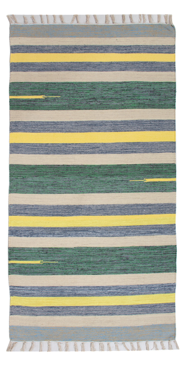 Kelim Modern Teppich 70x150cm - mehrfarbig
