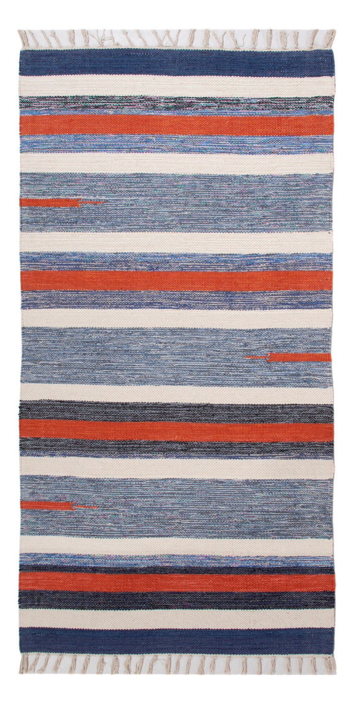 Kelim Modern Teppich 70x150cm - mehrfarbig