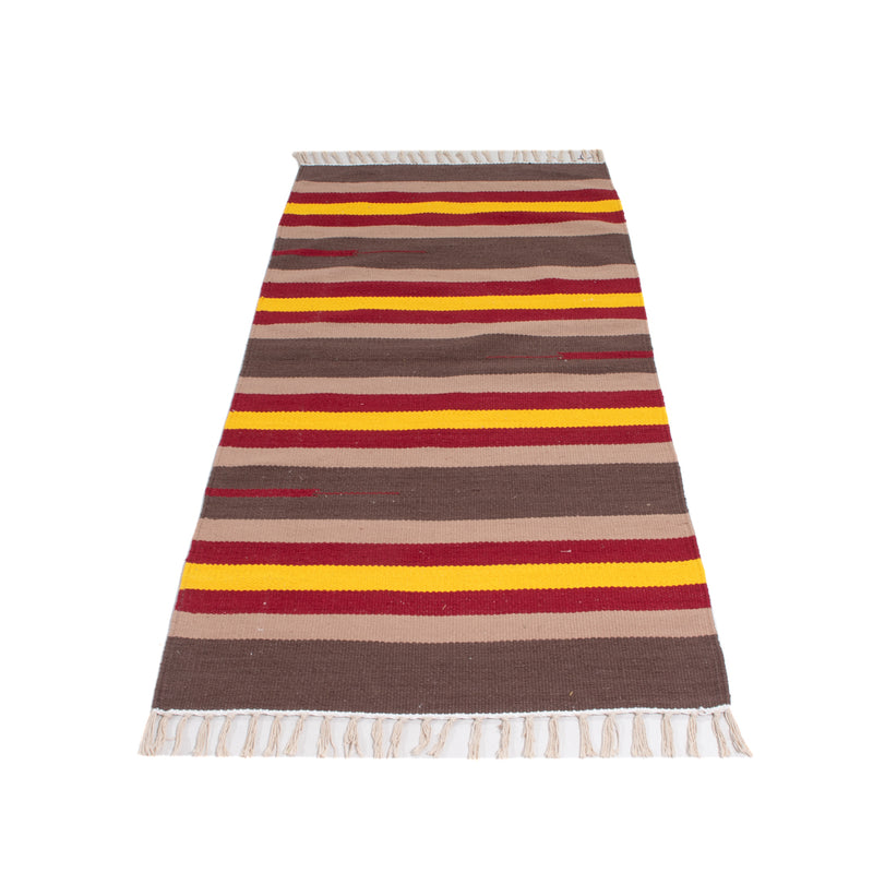 Kelim Modern Teppich 70x150cm - mehrfarbig