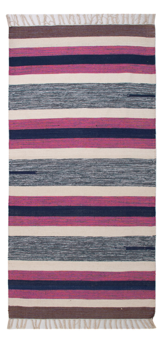 Kelim Modern Teppich 70x150cm - mehrfarbig