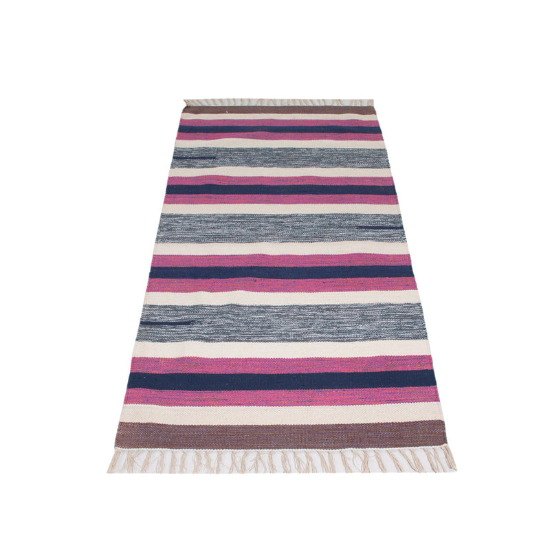 Kelim Modern Teppich 70x150cm - mehrfarbig