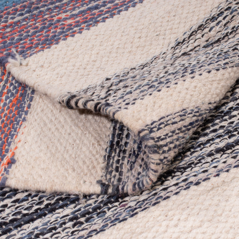Kelim Modern Teppich 70x150cm - mehrfarbig