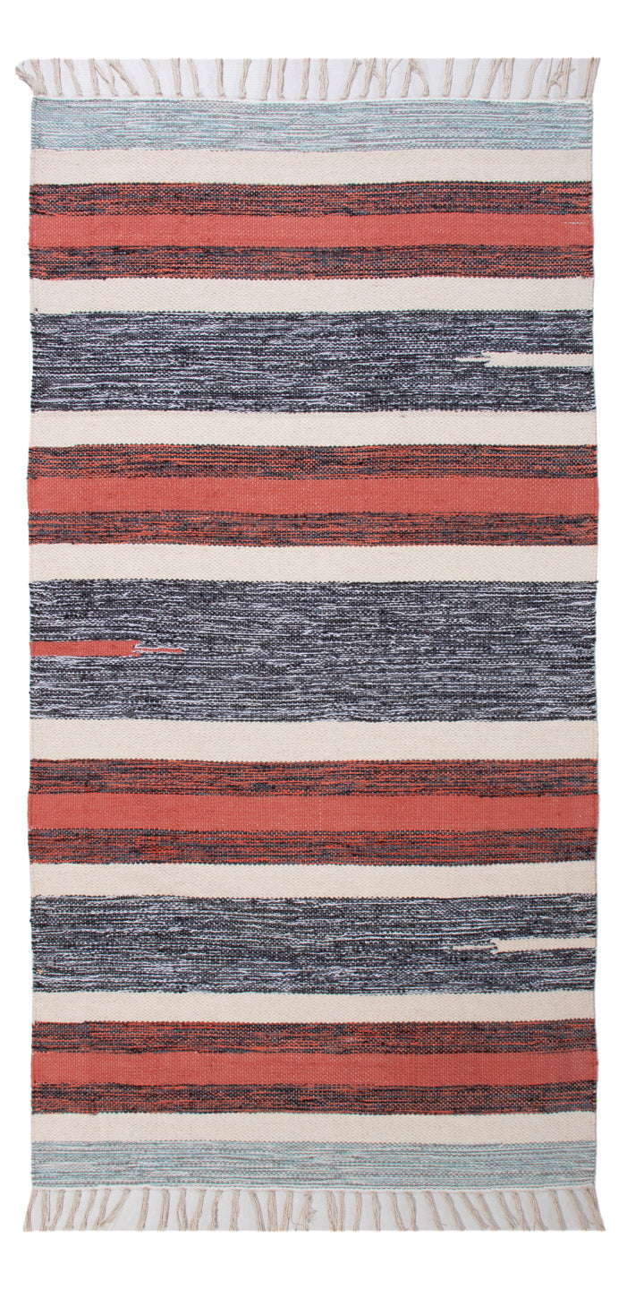 Kelim Modern Teppich 70x150cm - mehrfarbig