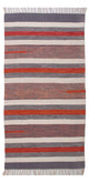 Kelim Modern Teppich 70x150cm - mehrfarbig