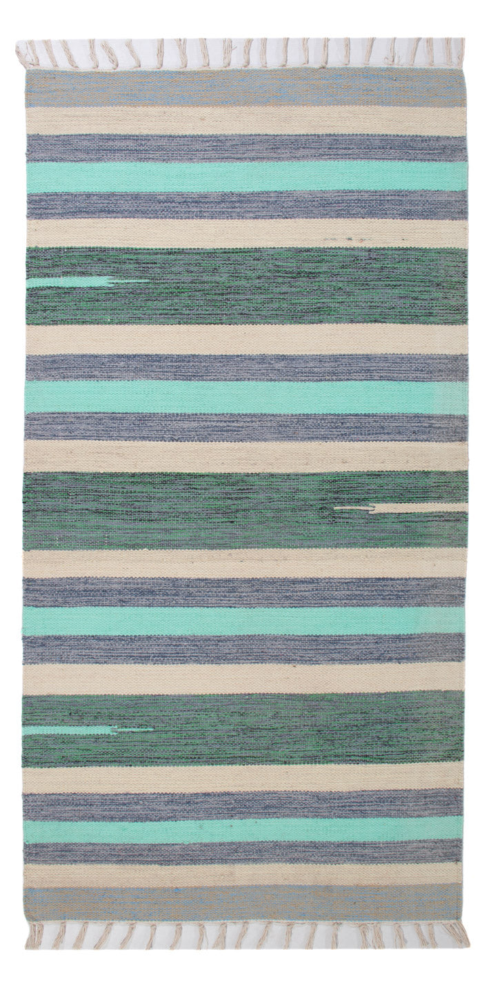 Kelim Modern Teppich 70x150cm - mehrfarbig