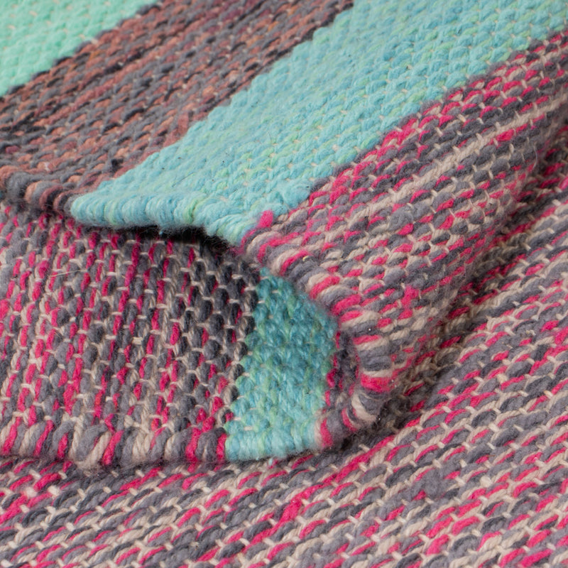 Kelim Modern Teppich 70x150cm - mehrfarbig