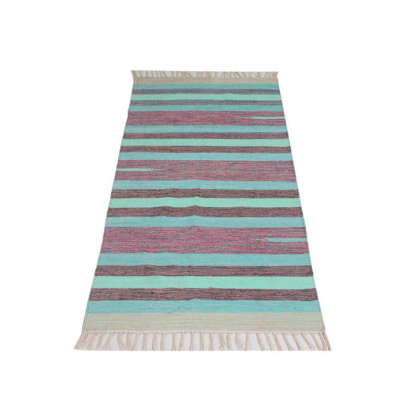Kelim Modern Teppich 70x150cm - mehrfarbig