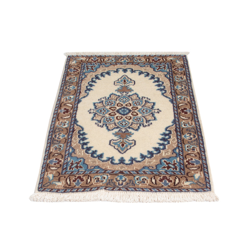 Nain - 12La Teppich 60x90cm - Perserteppich - hellbeige
