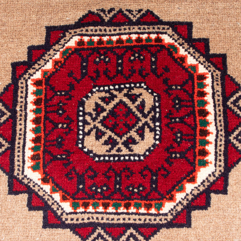 Belutsch Teppich 130x177cm - Perserteppich - hellbraun