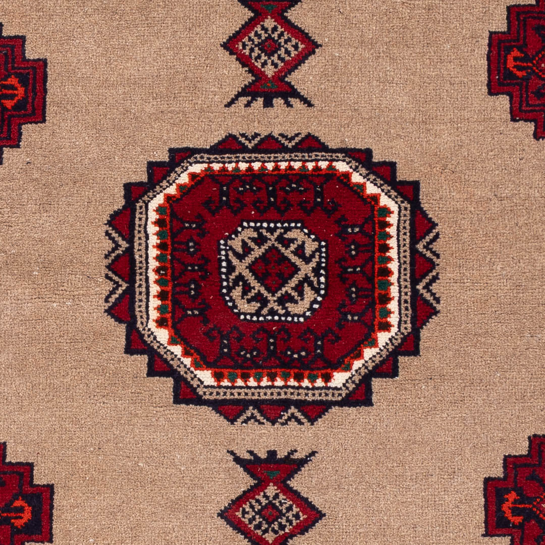 Belutsch Teppich 130x177cm - Perserteppich - hellbraun