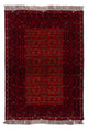 Afghan Teppich 105x146cm - Orientteppich - dunkelrot