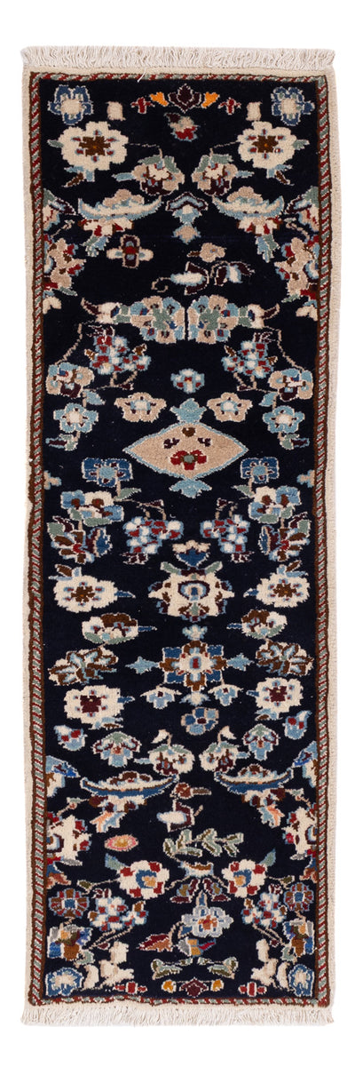 Nain - 12La Teppich 48x160cm - Perserteppich - dunkelblau