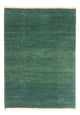 Gabbeh Persisch Teppich 95x146cm - Perserteppich Wollteppich - dunkelgrün