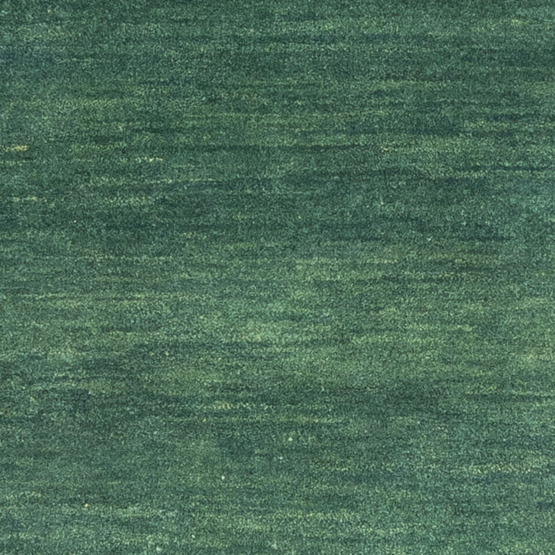 Gabbeh Persisch Teppich 95x146cm - Perserteppich Wollteppich - dunkelgrün