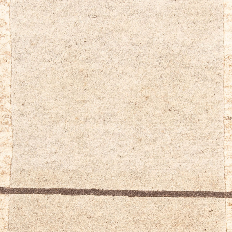 Nepal Teppich 90x160cm - Wollteppich - natur