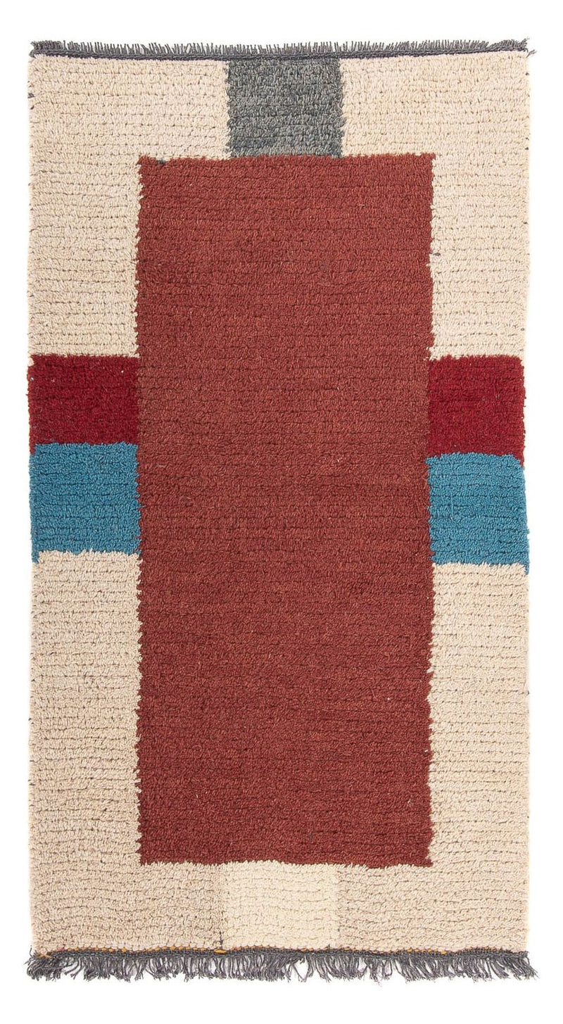 Nepal Teppich 70x140cm - Wollteppich - mehrfarbig