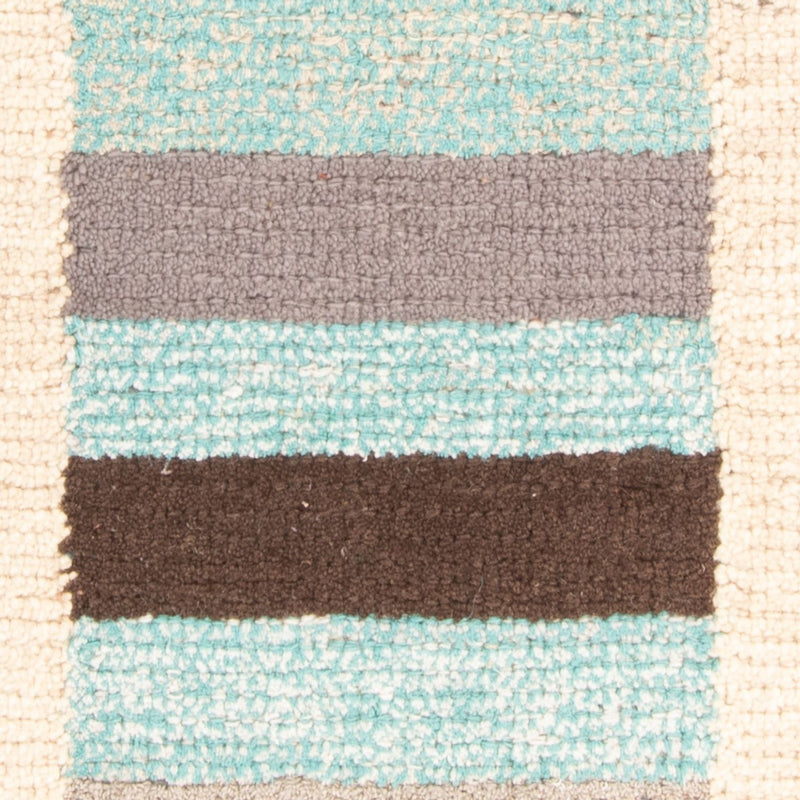 Nepal Teppich 70x140cm - Wollteppich - mehrfarbig