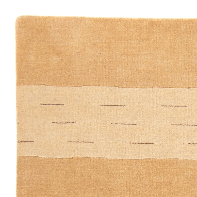 Gabbeh Teppich Softy 121x183cm - Wollteppich - beige