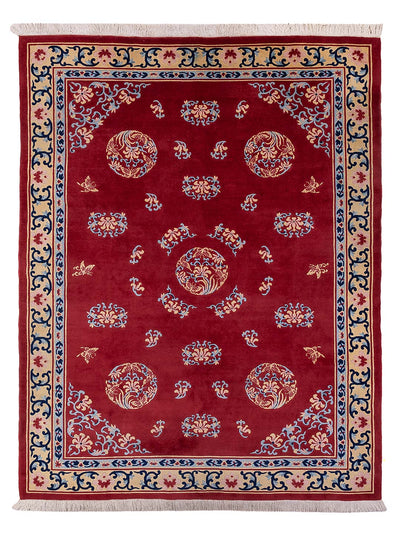 China Teppich 250x347cm - Orientteppich - rot