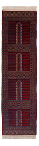 Turkaman Teppich 82x300cm - Orientteppich - dunkelrot