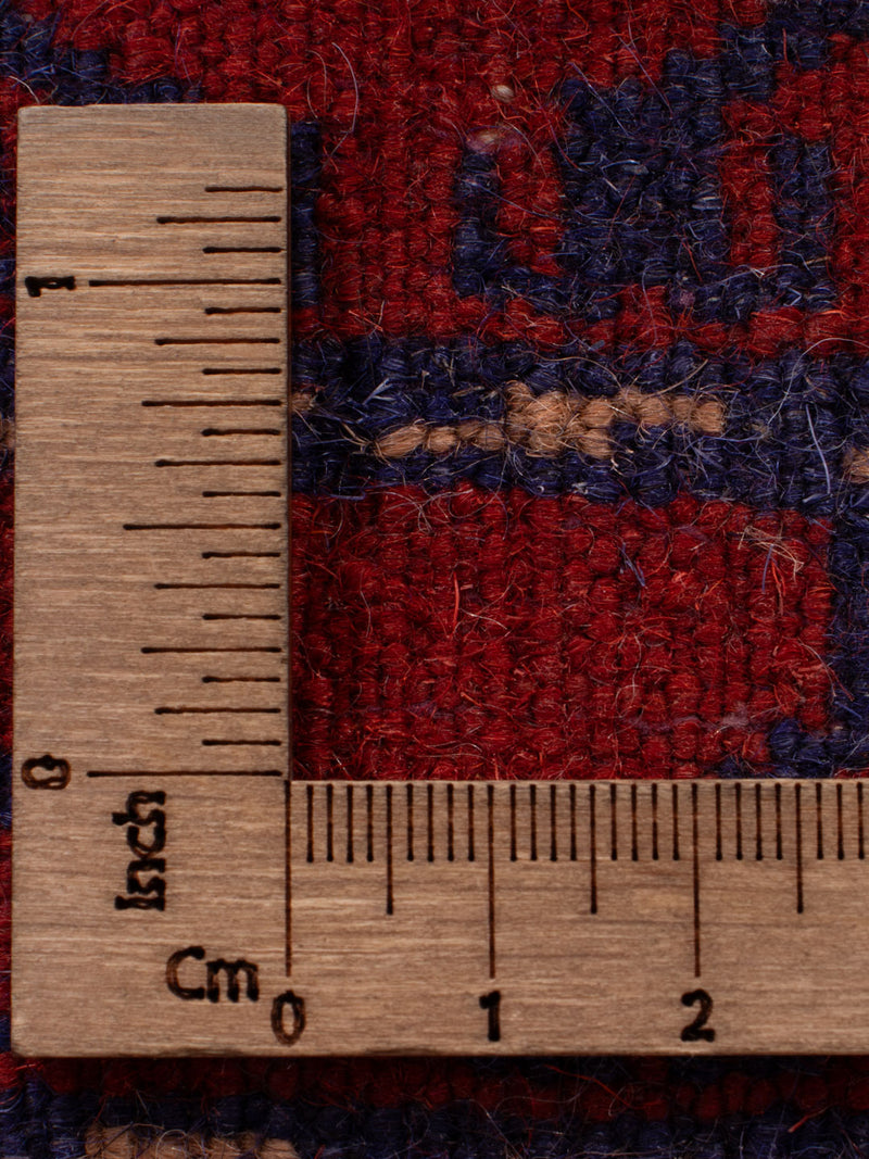 Turkaman Teppich 82x300cm - Orientteppich - dunkelrot