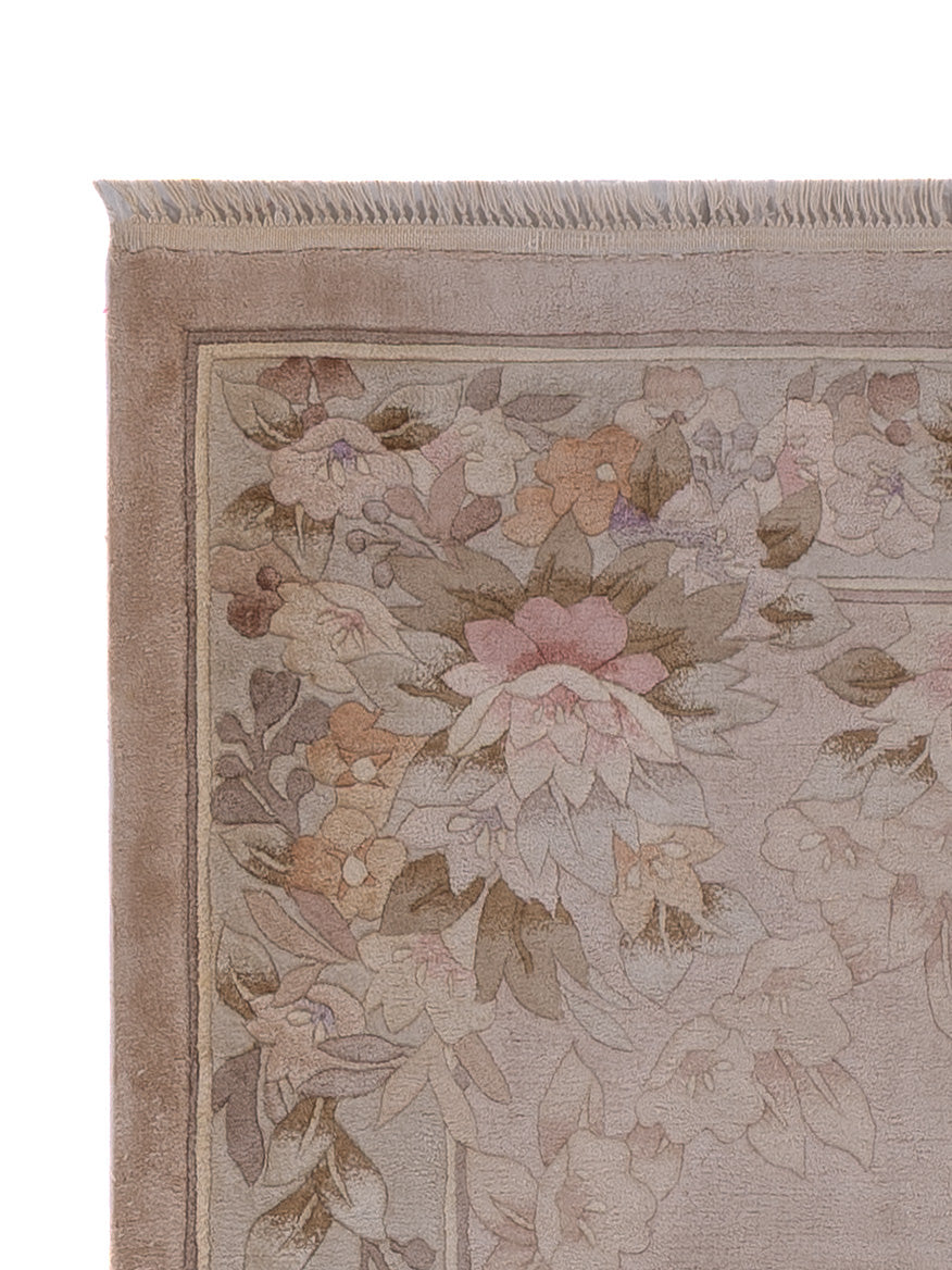 Seidenteppich - China Seide - 70 x 140 cm - hellbeige