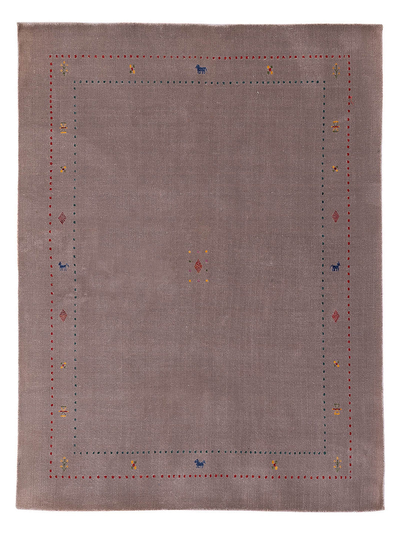 Loribaft Loom Teppich 170x240cm - Wollteppich - taupe