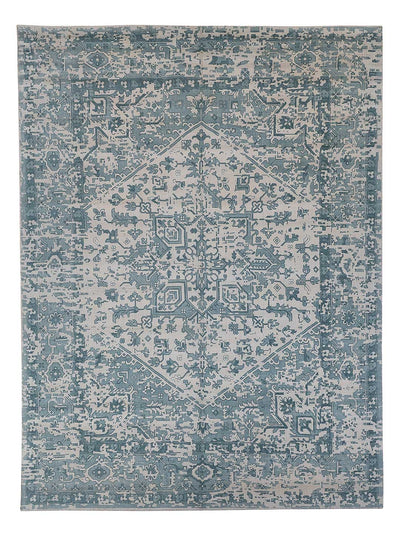 Viskose Teppich 230x300cm - türkis