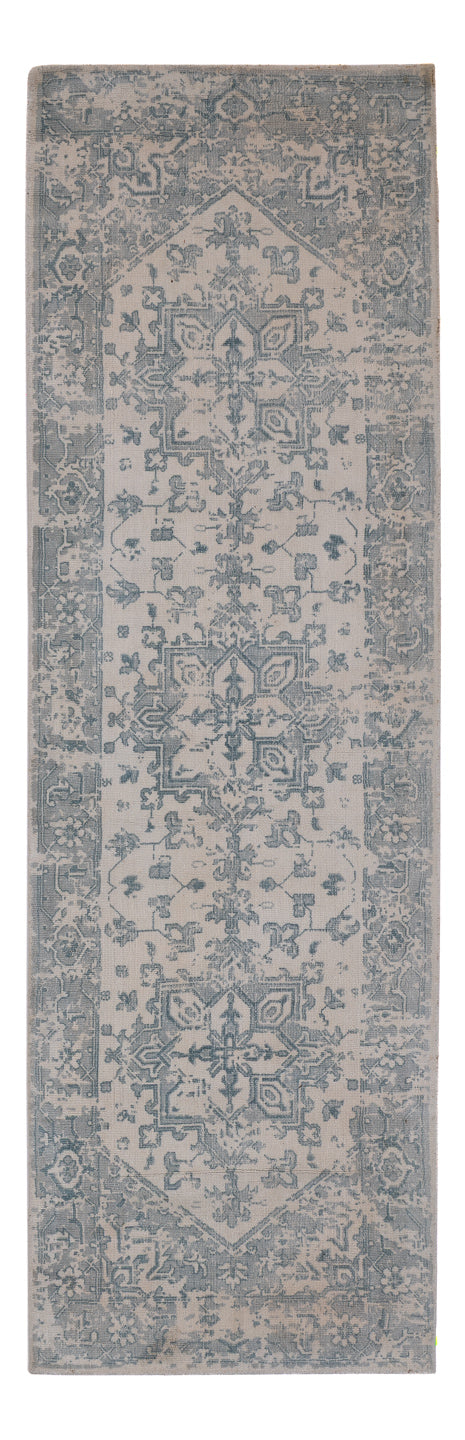 Viskose Teppich 80x240cm - türkis