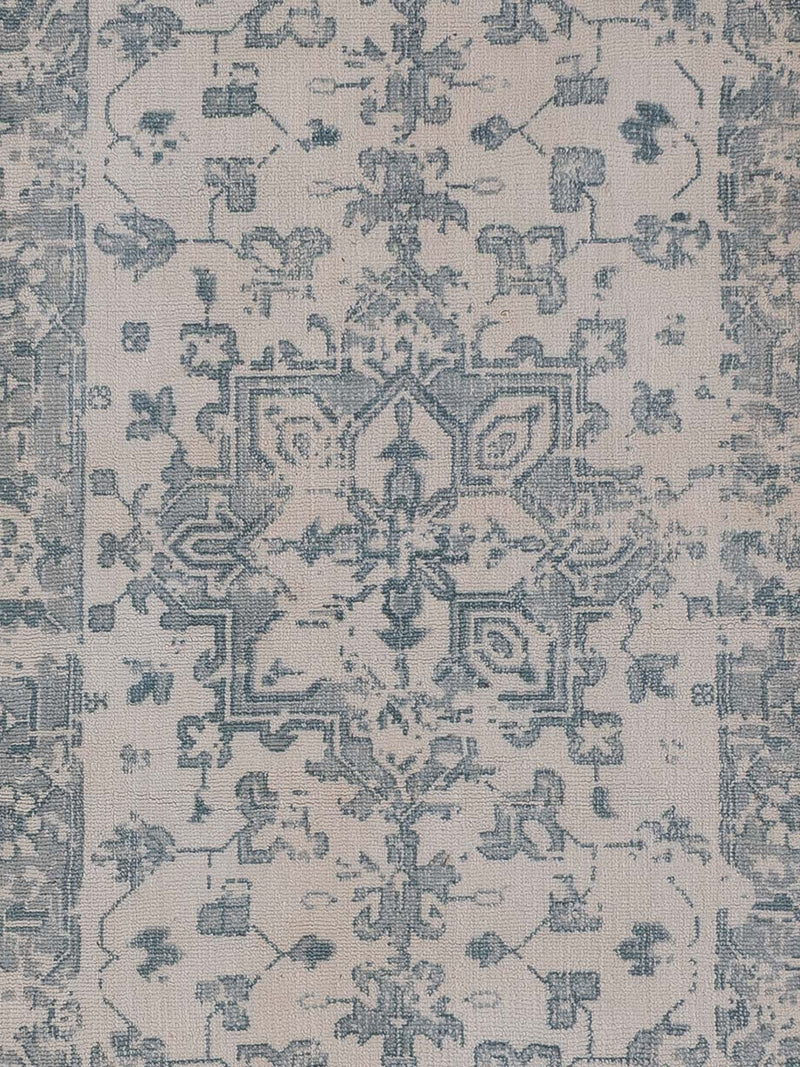 Viskose Teppich 80x240cm - türkis