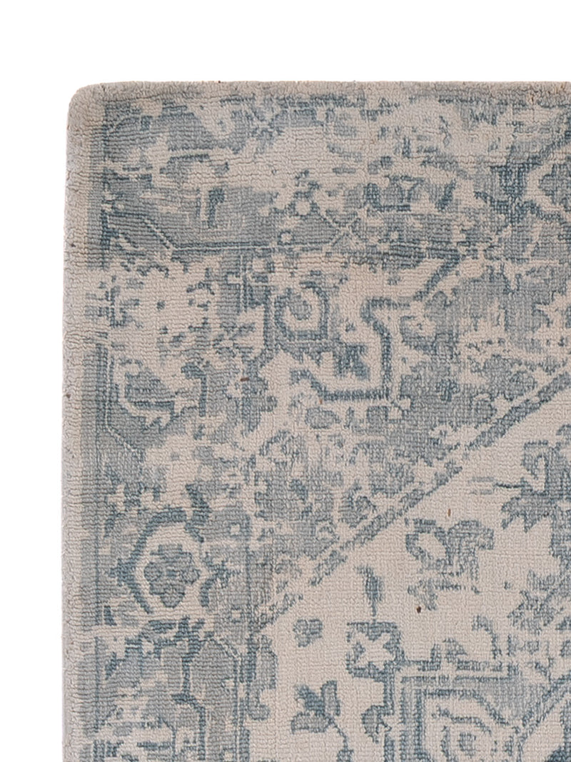 Viskose Teppich 80x240cm - türkis