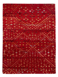 Gabbeh Teppich Indus 60x90cm - Wollteppich - rot – product image