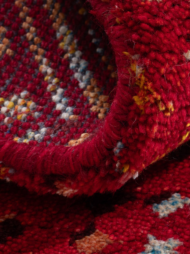 Gabbeh Teppich Indus 60x90cm - Wollteppich - rot